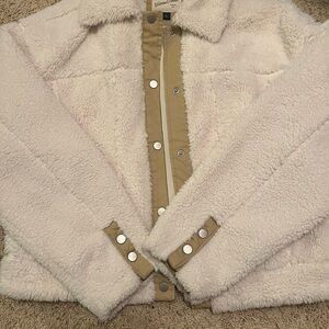 White Sherpa Jacket